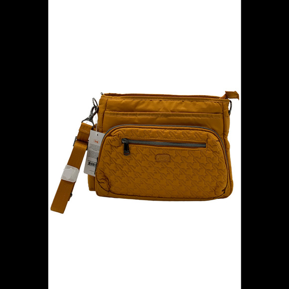 lug Bags Lug Medium Crossbody With Rfid Shimmy Se Amber Yellow